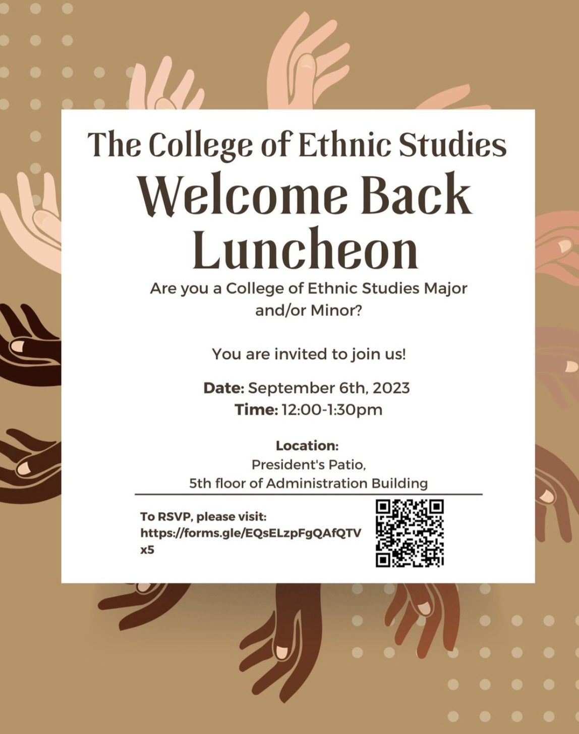 Welcome Back Lunch Flyer