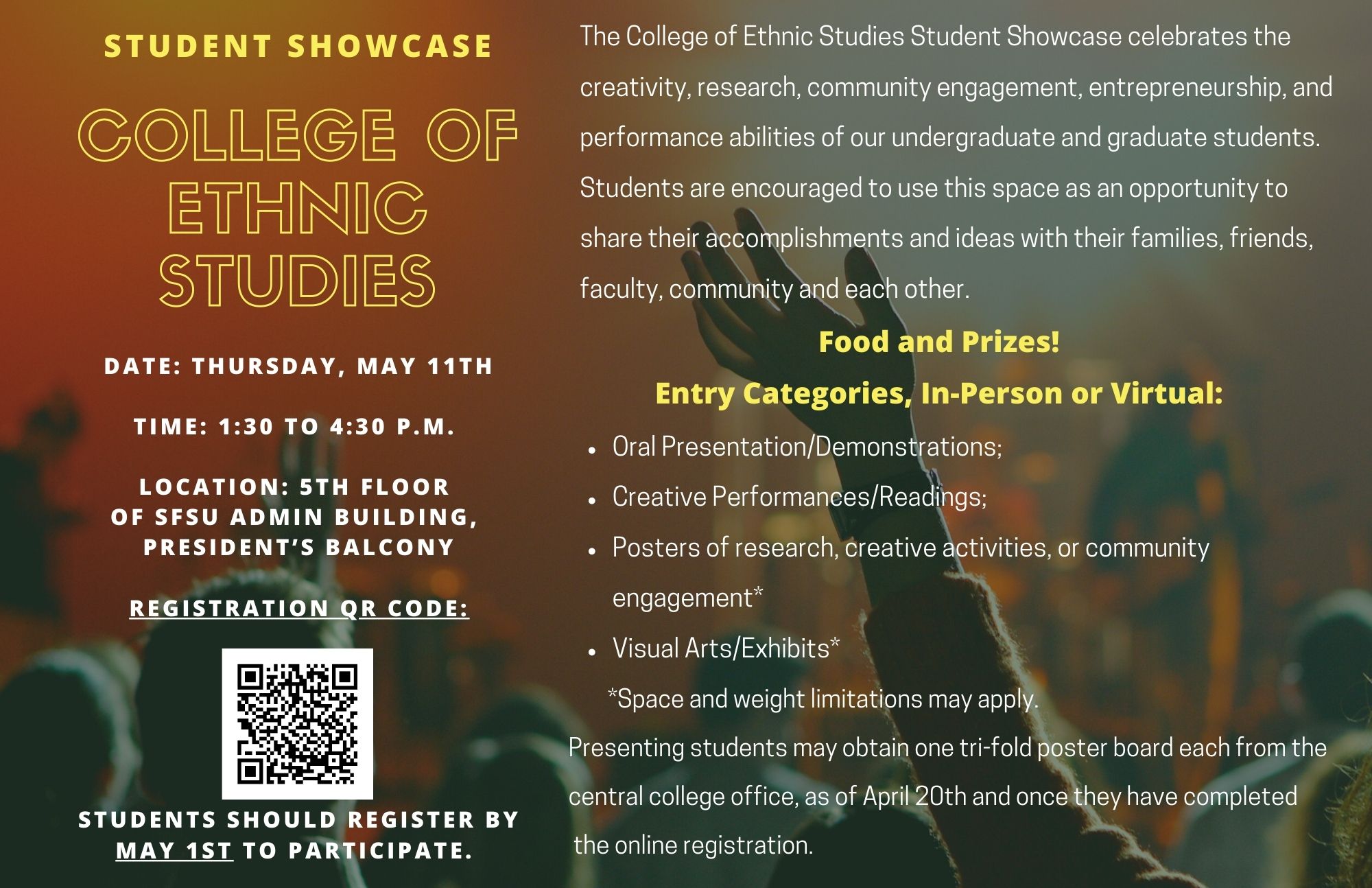 Student Showcase Flyer
