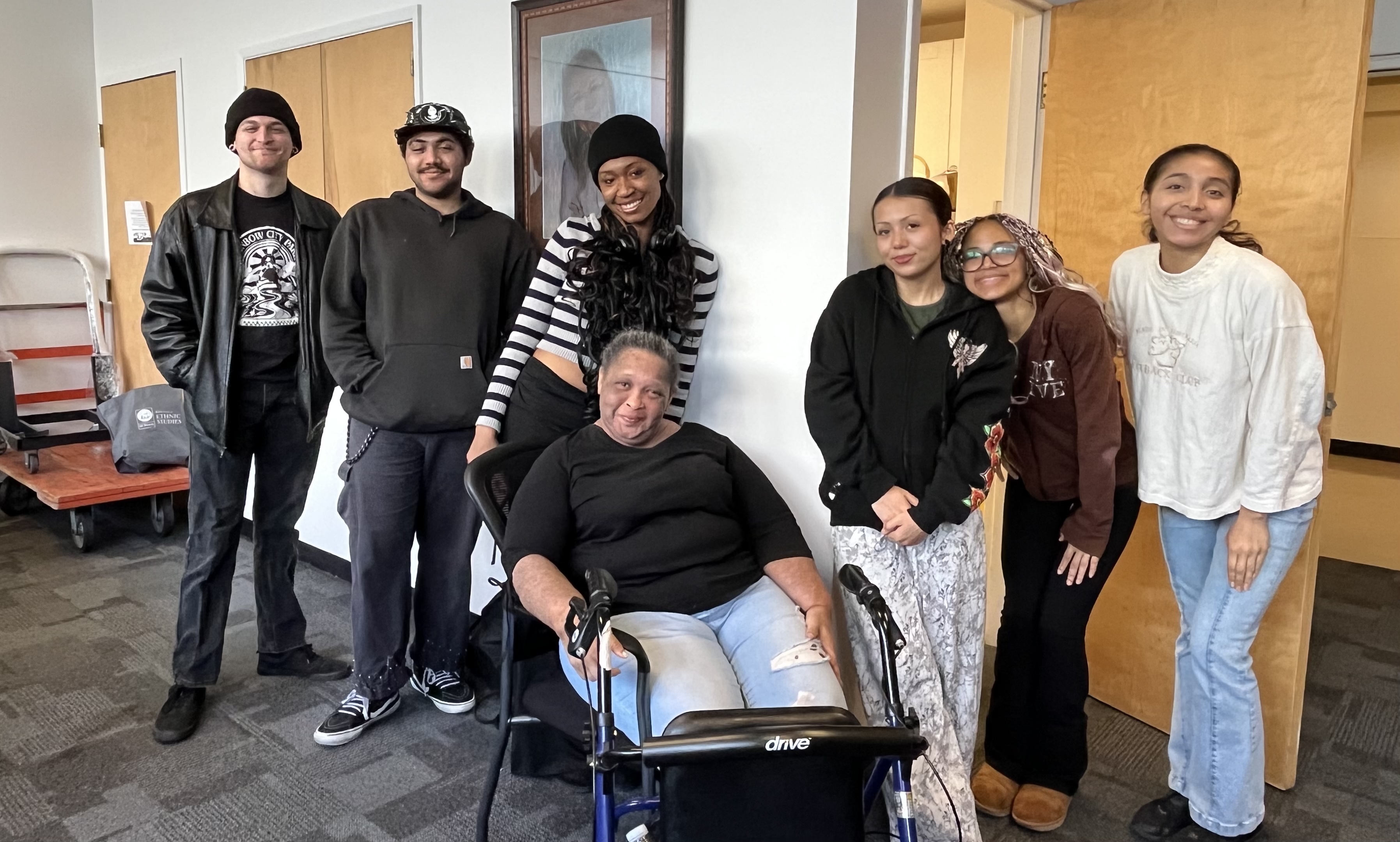 Terrilyn and students