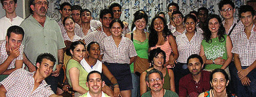 photo of Latina/Latino students and faculty