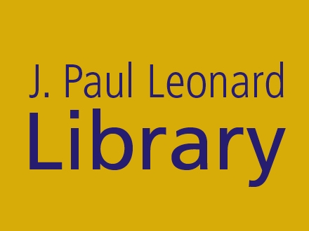 J Paul Leonard Library logo
